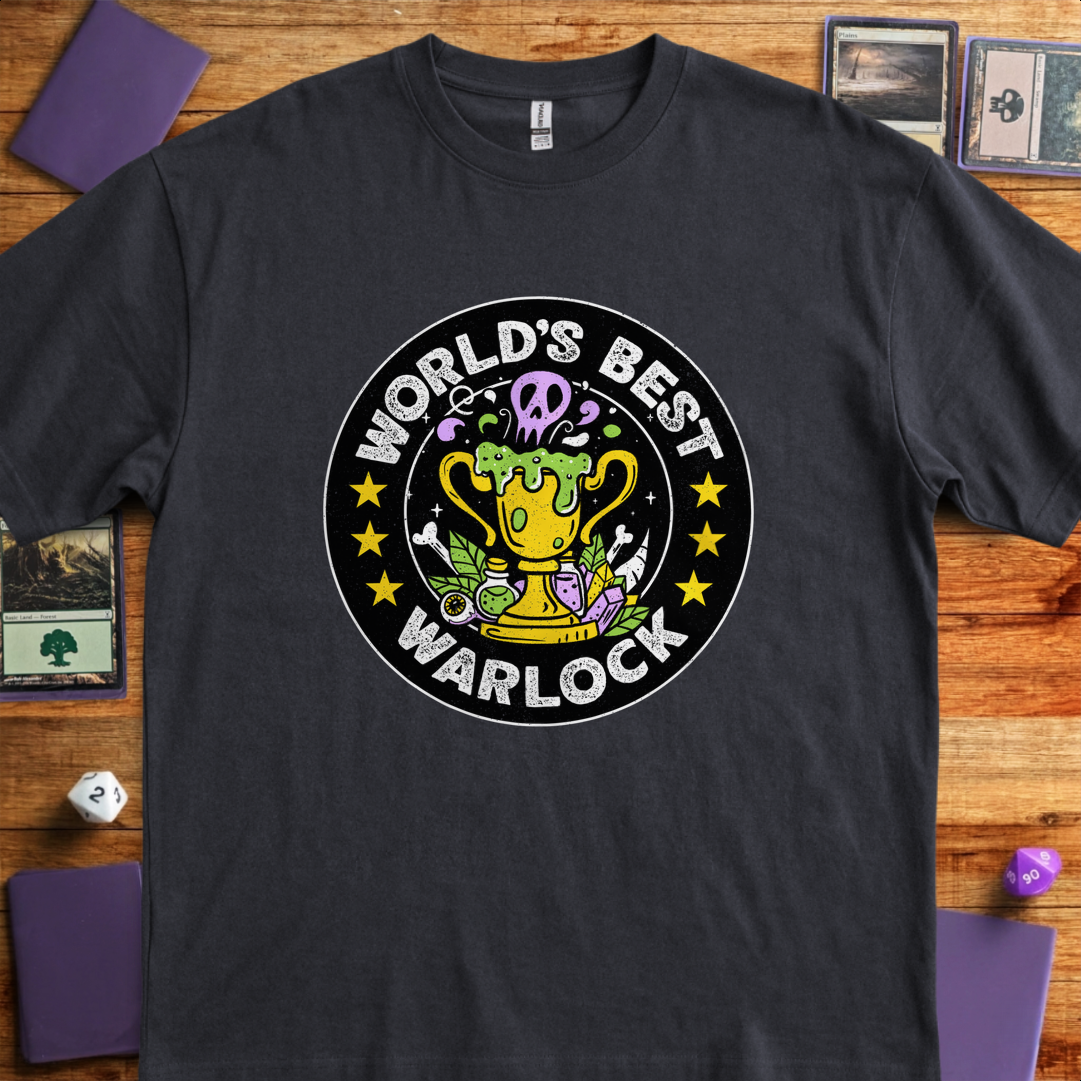 World's Best Warlock - Black