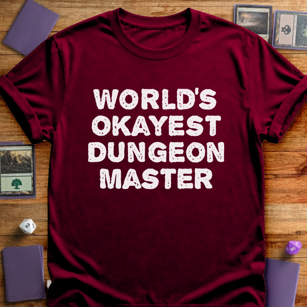World's Okayest DM - Maroon