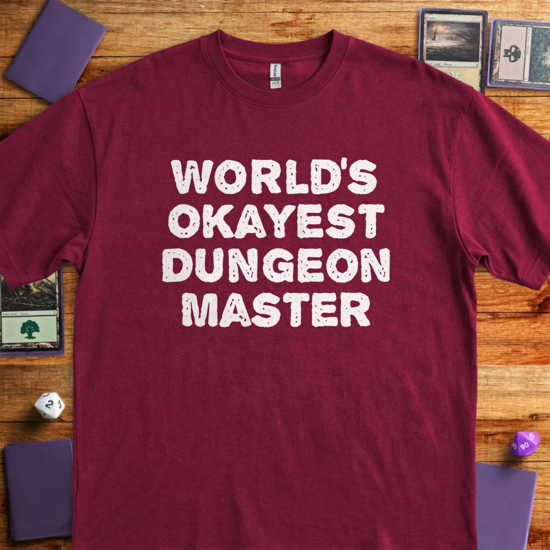 World's Okayest DM - Maroon
