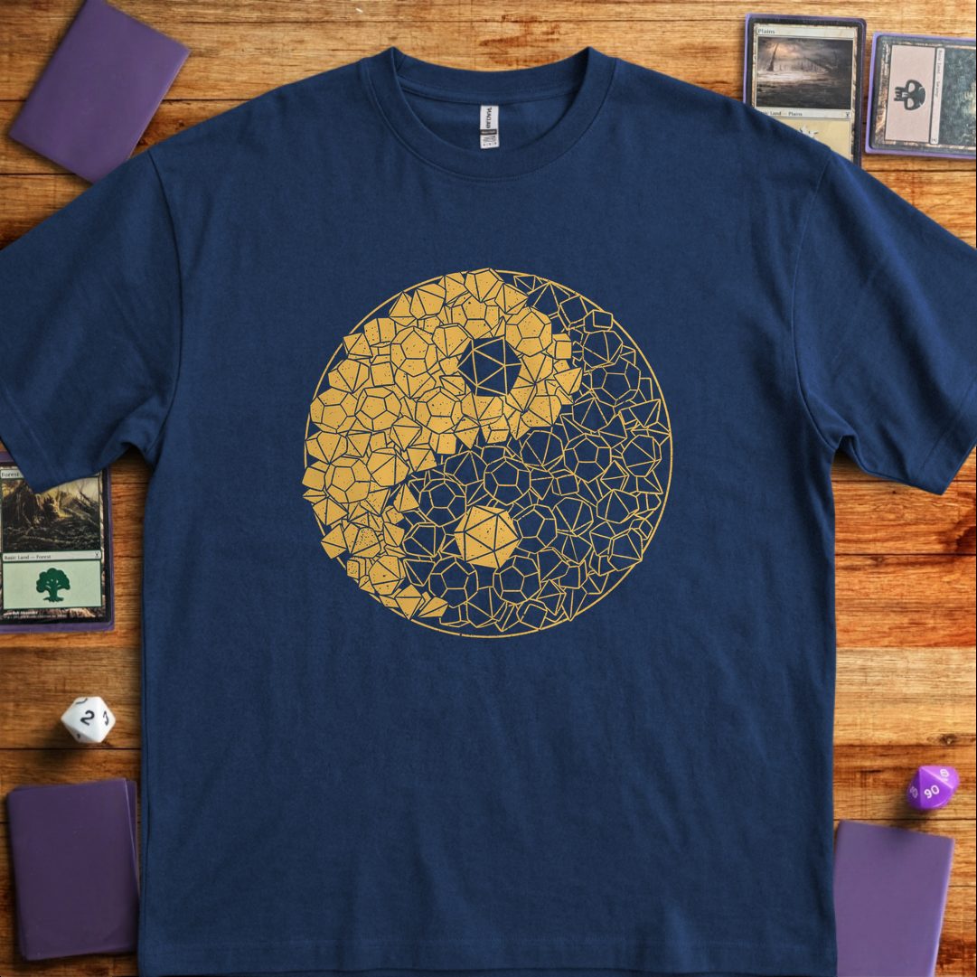 Yin Yang Dice - Navy