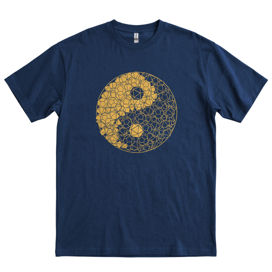 Yin Yang Dice - Navy
