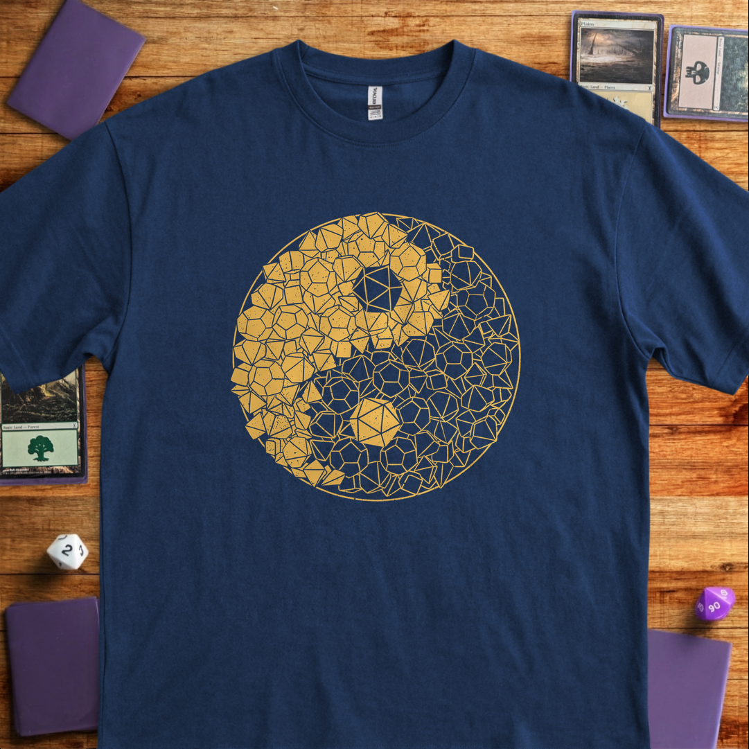 Yin Yang Dice - Navy