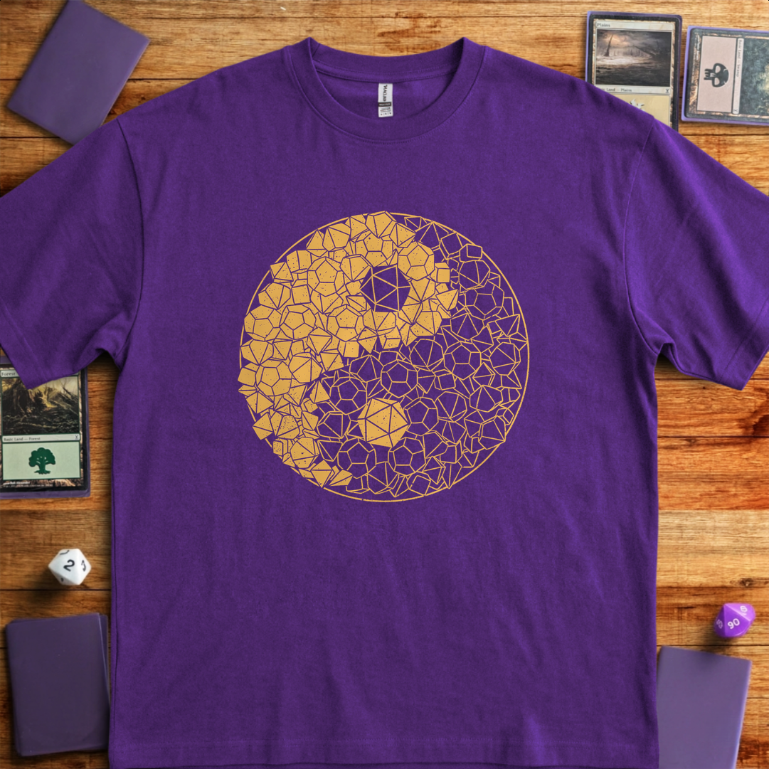Yin Yang Dice - Purple