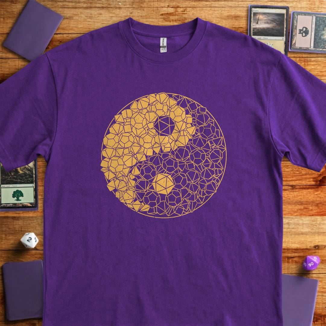 Yin Yang Dice - Purple