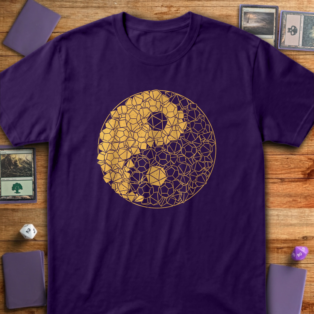 Yin Yang Dice - Purple