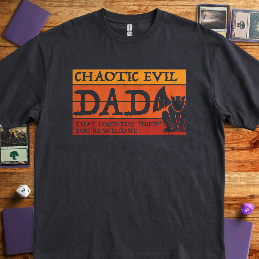 Chaotic Evil Dad - Black