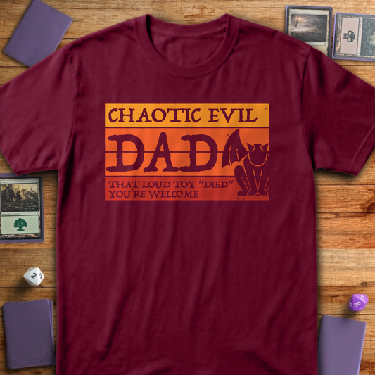 Chaotic Evil Dad - Maroon