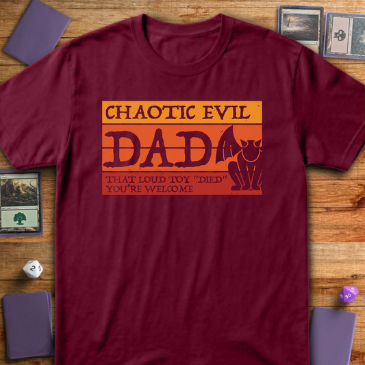 Chaotic Evil Dad - Maroon