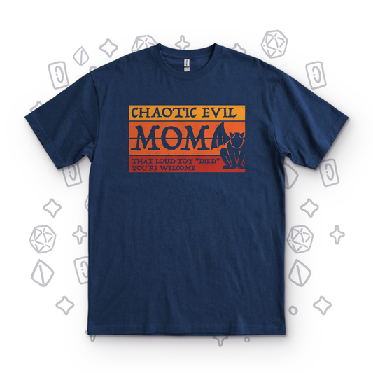 Chaotic Evil Mom - Navy