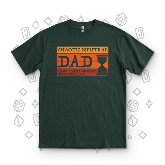 Chaotic Neutral Dad - Forest Green