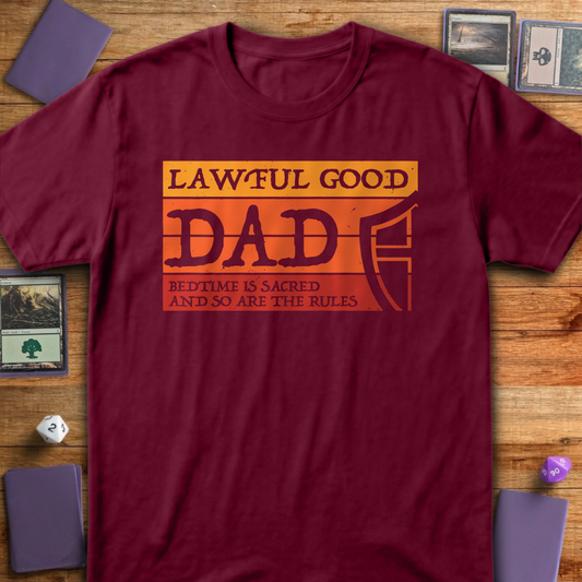 Lawful Good Dad Bedtime - Maroon