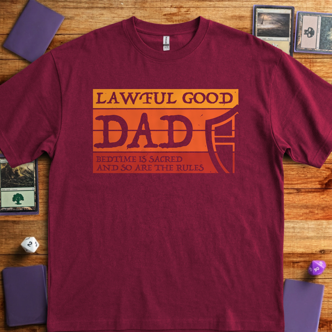 Lawful Good Dad Bedtime - Maroon