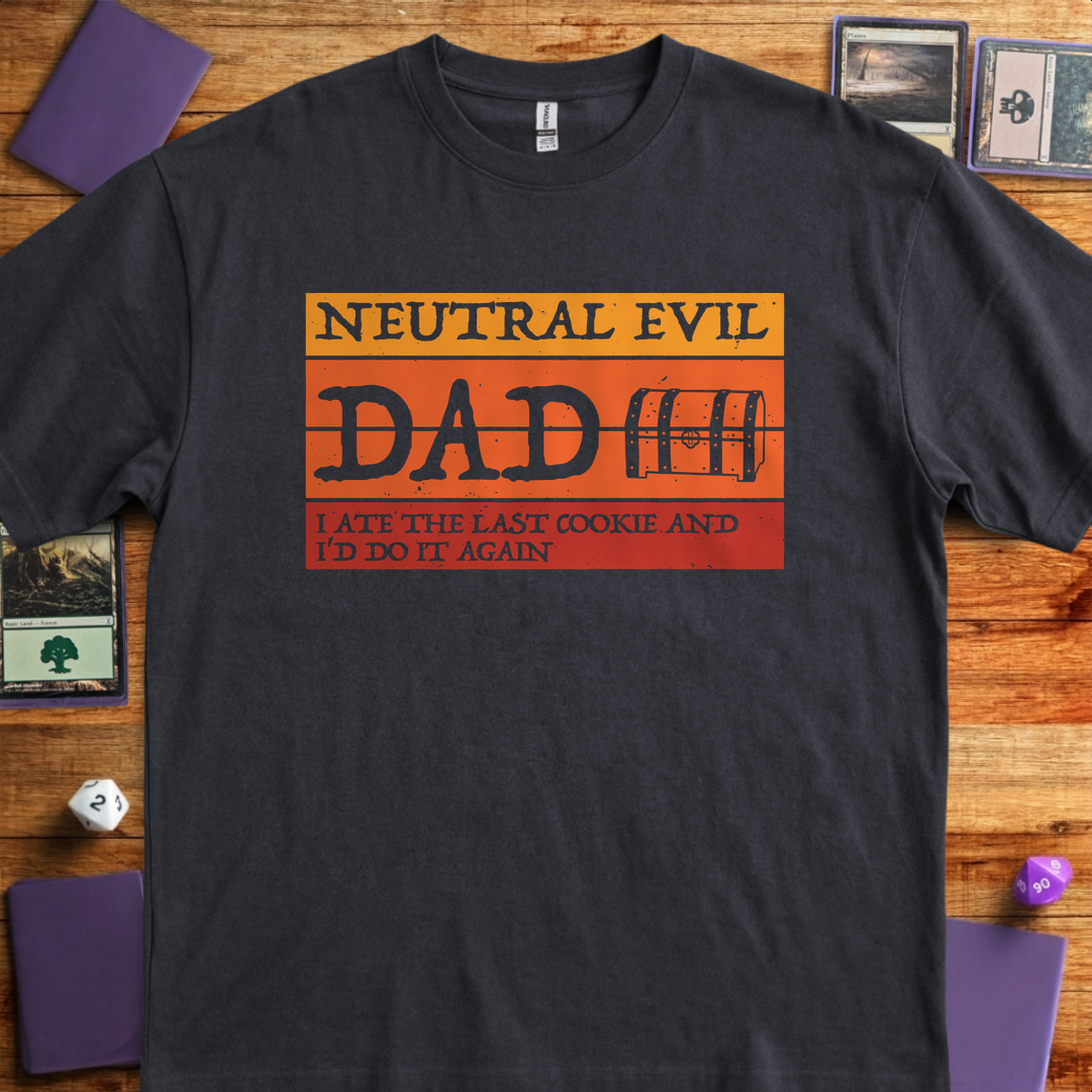 Neutral Evil Dad - Black