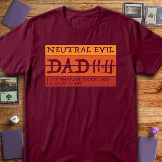 Neutral Evil Dad - Maroon