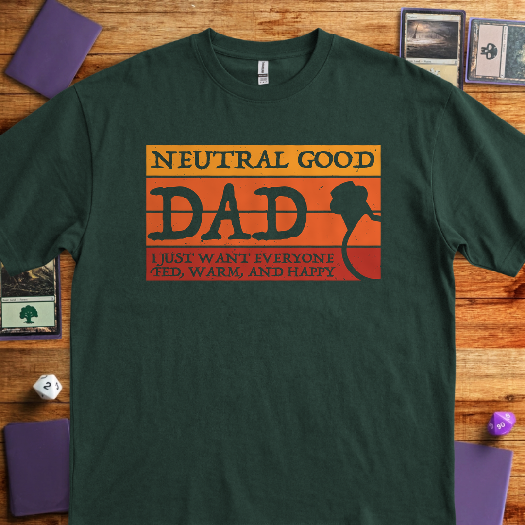 Neutral Good Dad - Forest Green