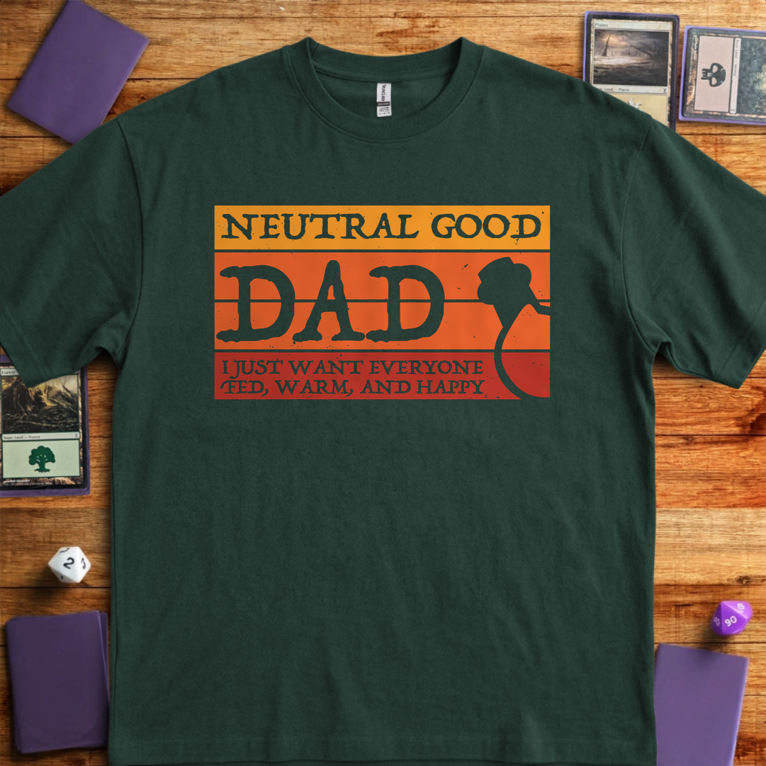 Neutral Good Dad - Forest Green