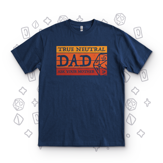 True Neutral Dad - Navy