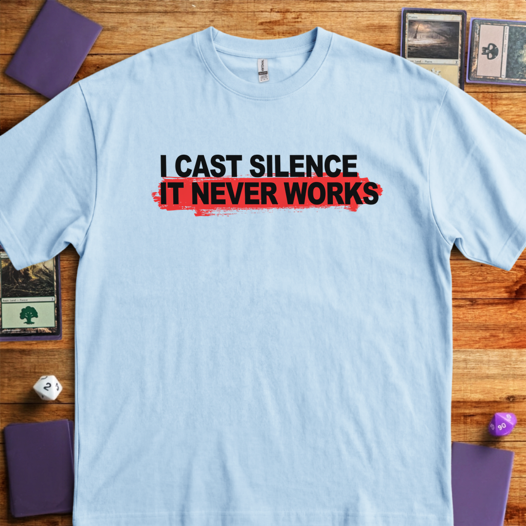 I Cast Silence - Light Blue