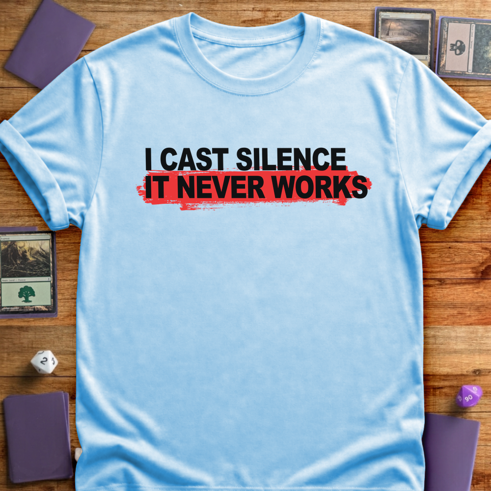 I Cast Silence - Light Blue