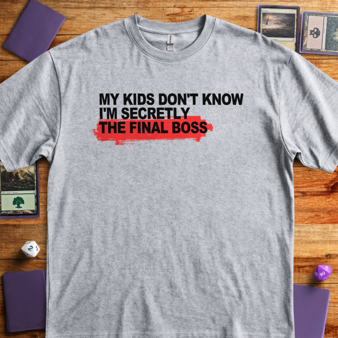 Secretly the Final Boss - Sport Grey