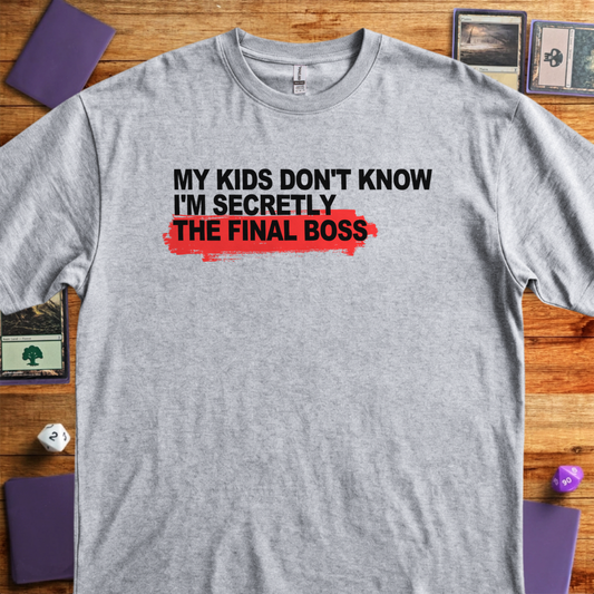Secretly the Final Boss - Sport Grey