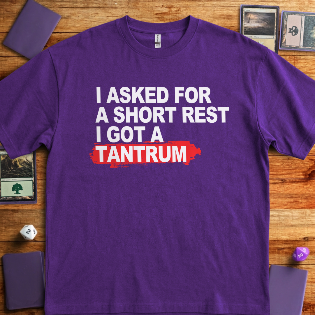 Short Rest Got a Tantrum - Purple
