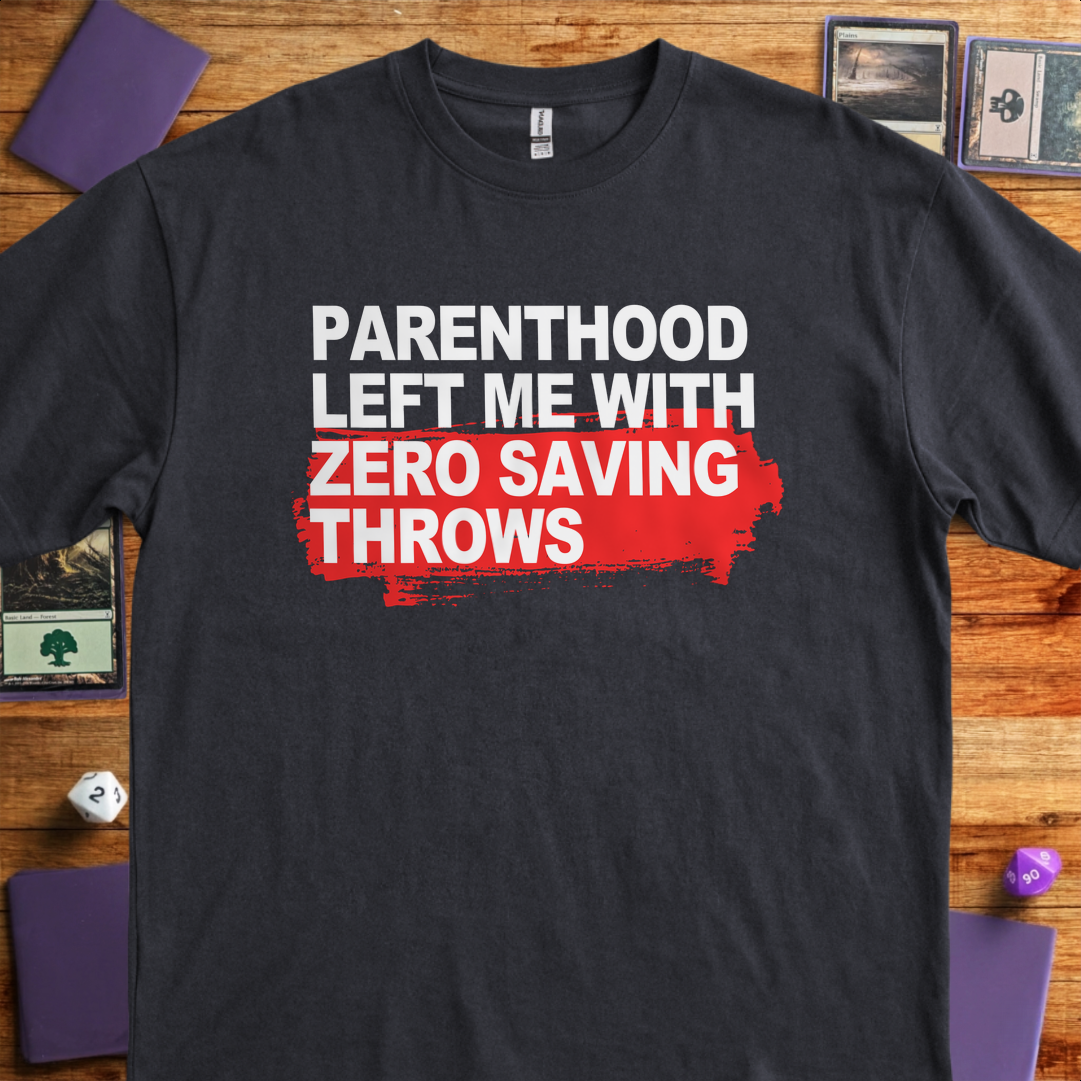 Zero Saving Throws - Black