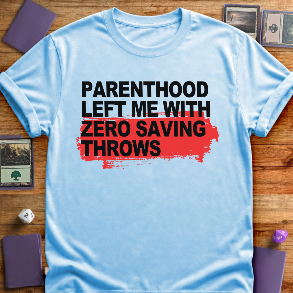 Zero Saving Throws - Light Blue