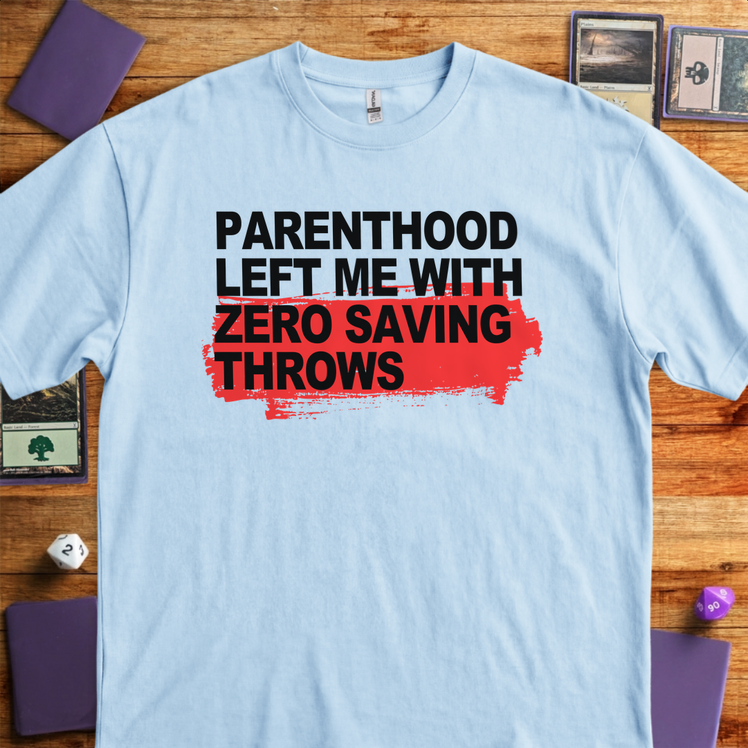 Zero Saving Throws - Light Blue