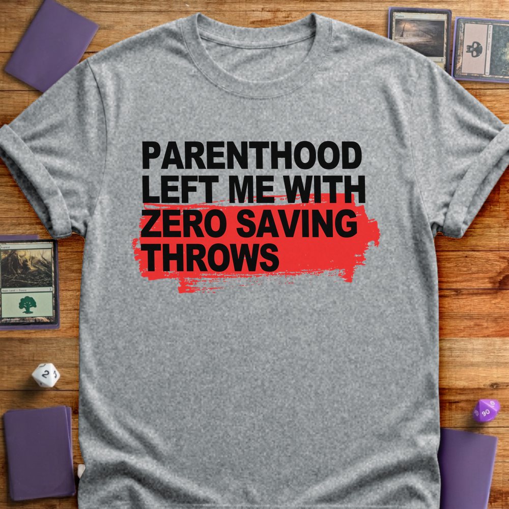 Zero Saving Throws - Sport Grey