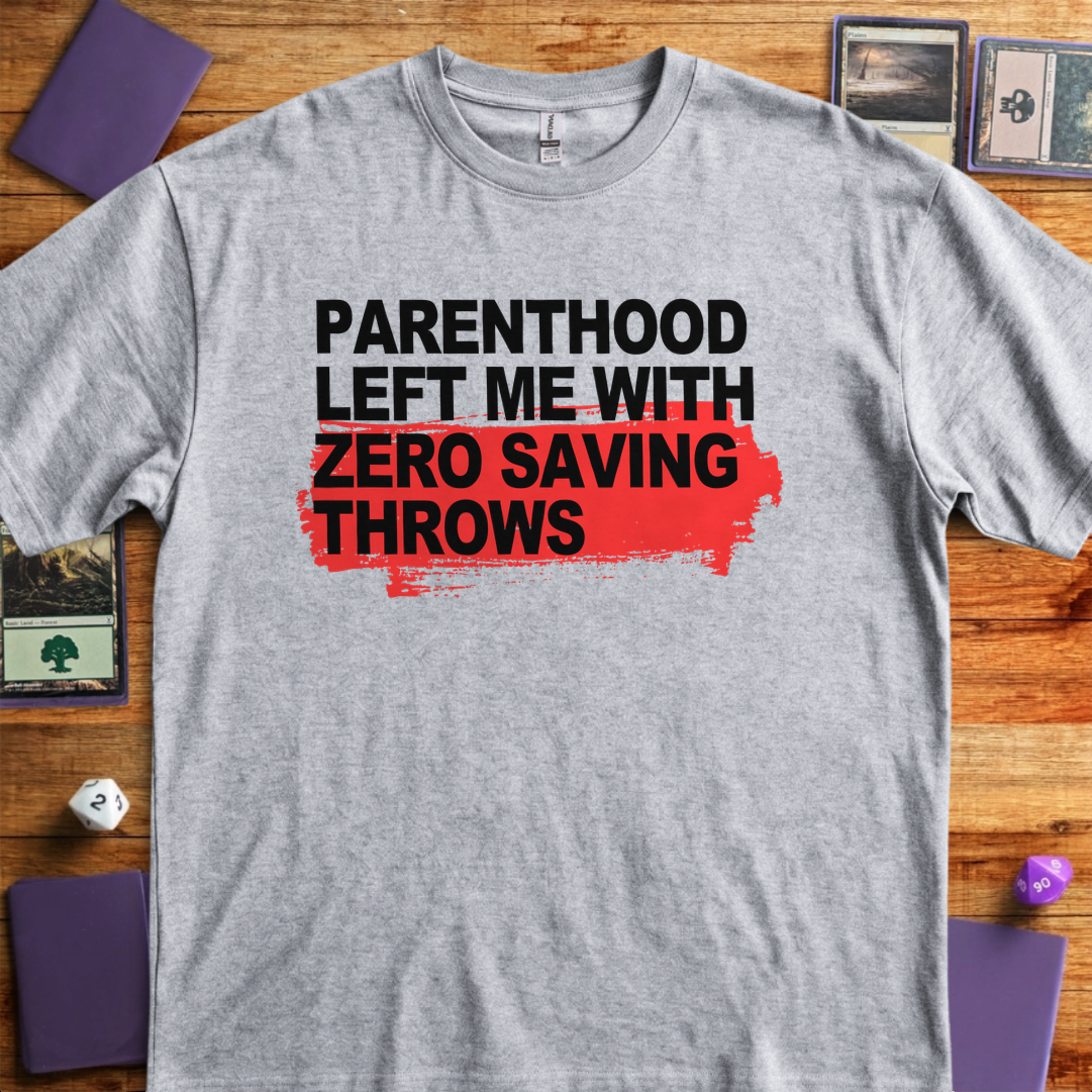 Zero Saving Throws - Sport Grey