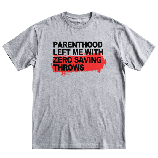 Zero Saving Throws - Sport Grey