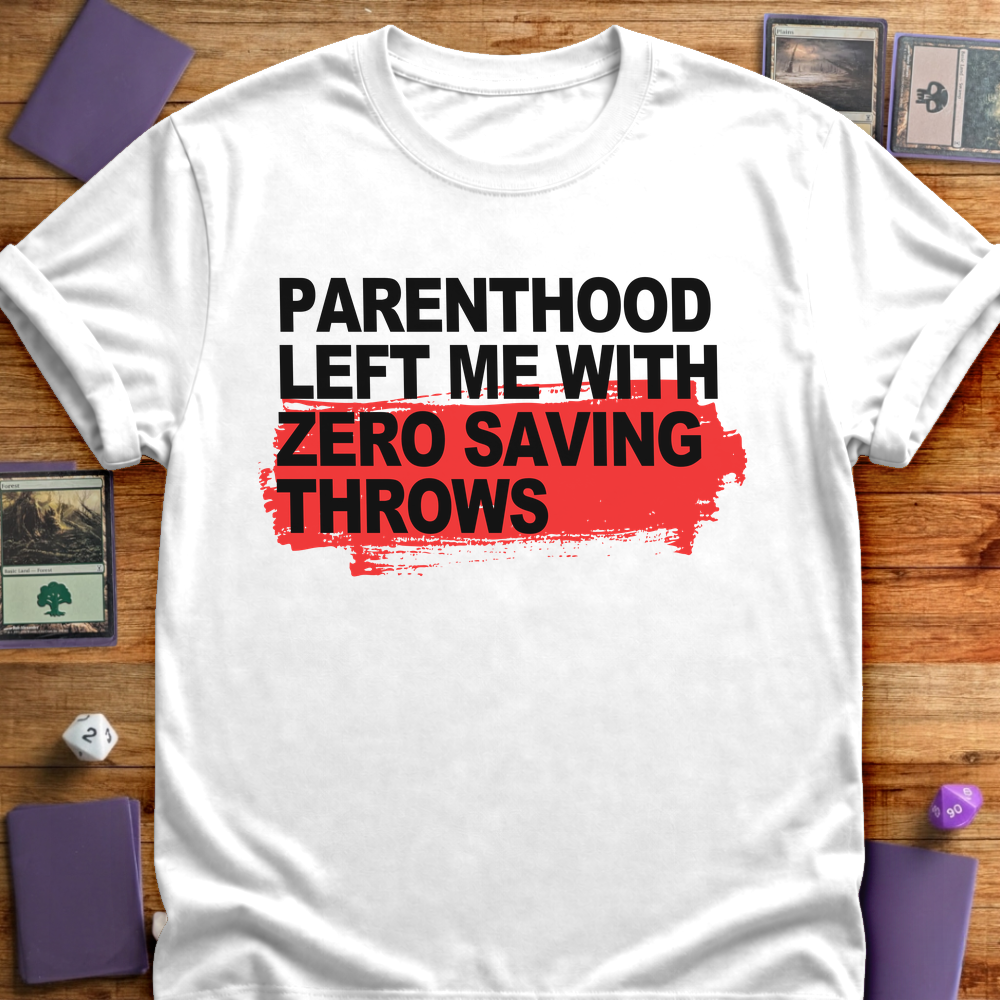 Zero Saving Throws - White