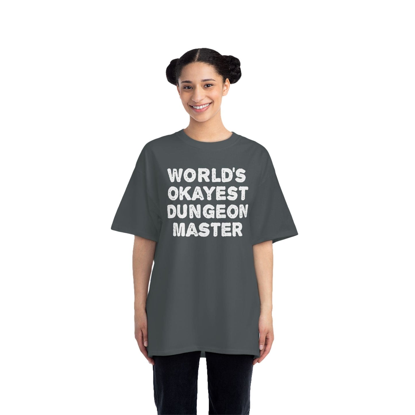 World's Okayest Dungeon Master - Hanes Beefy Tee