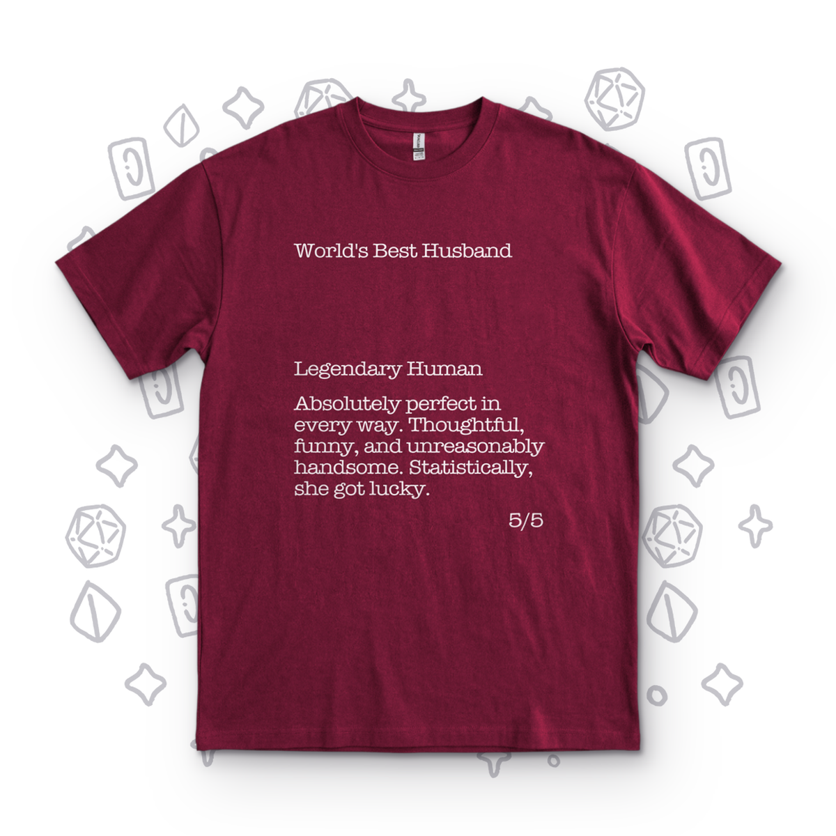 World's Best Husband - Maroon