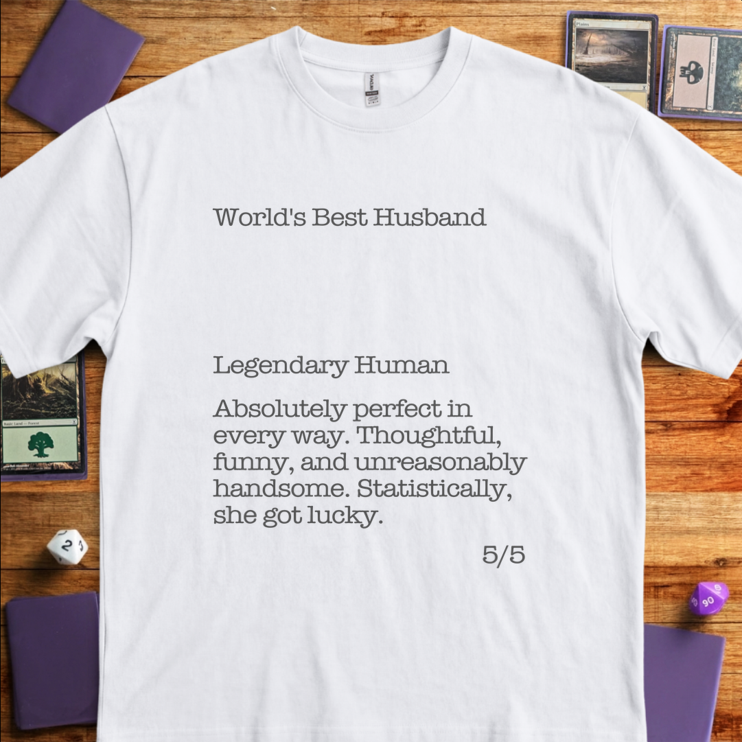 World's Best Husband - White