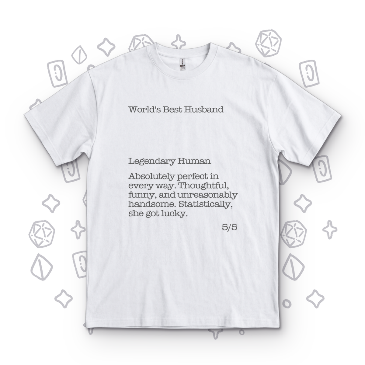 World's Best Husband - White