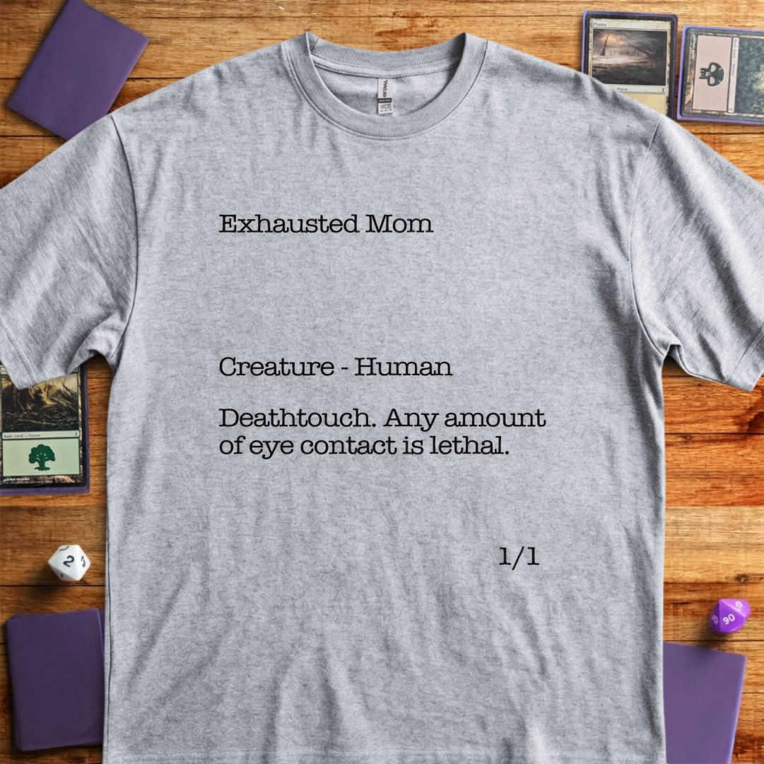 Exhausted Mom - Sport Grey