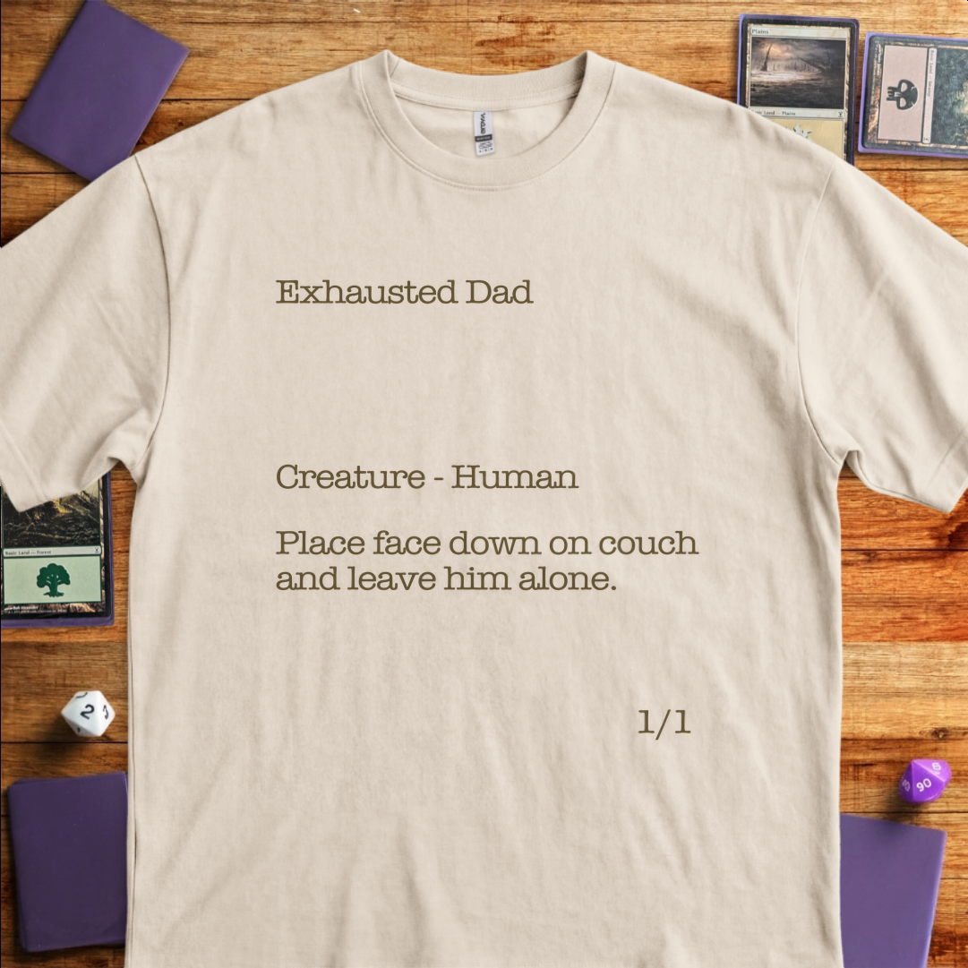Exhausted Dad - Sand