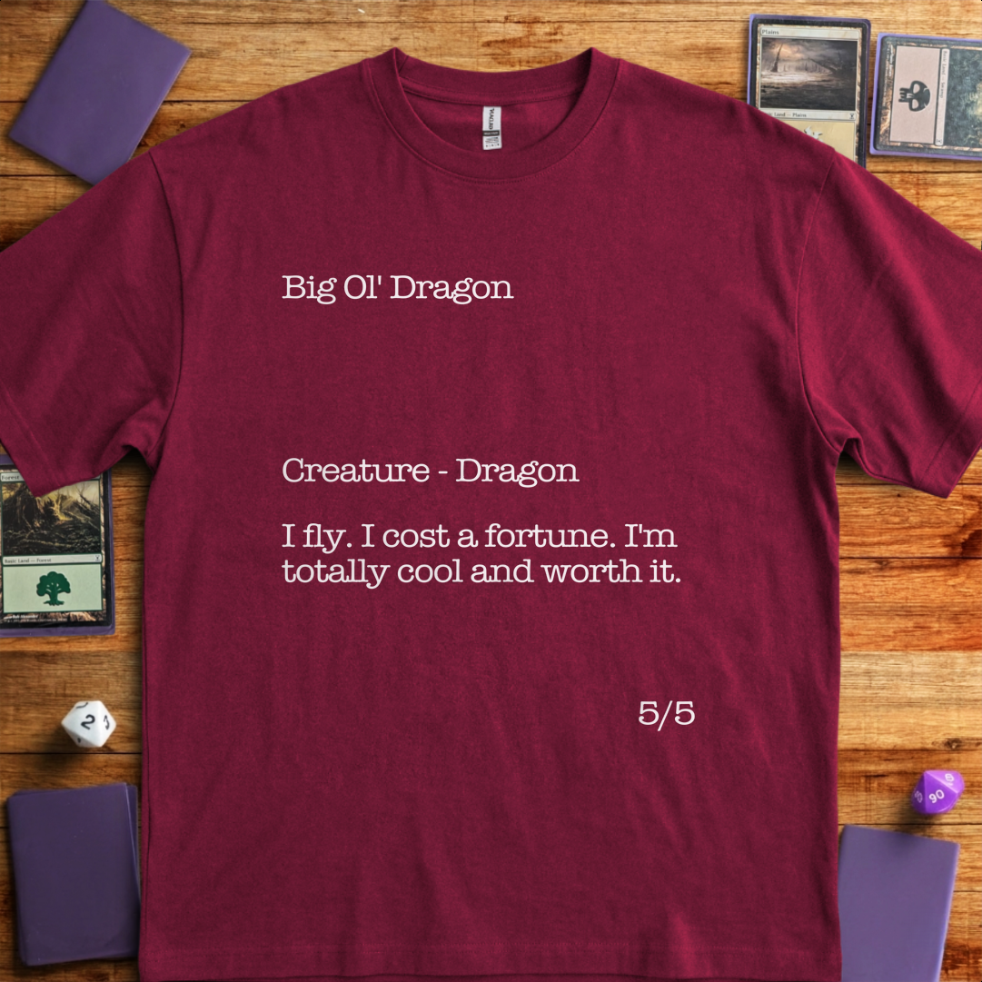 Big Ol' Dragon - Maroon