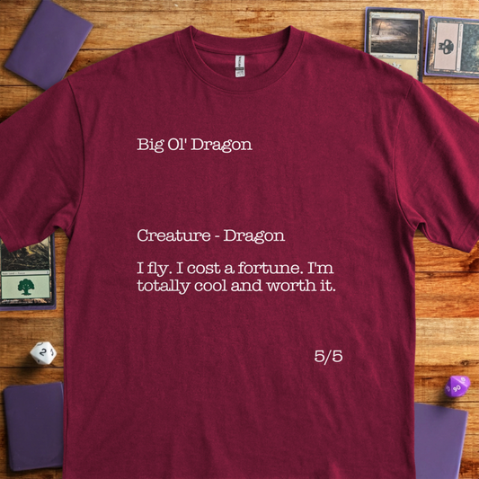 Big Ol' Dragon - Maroon