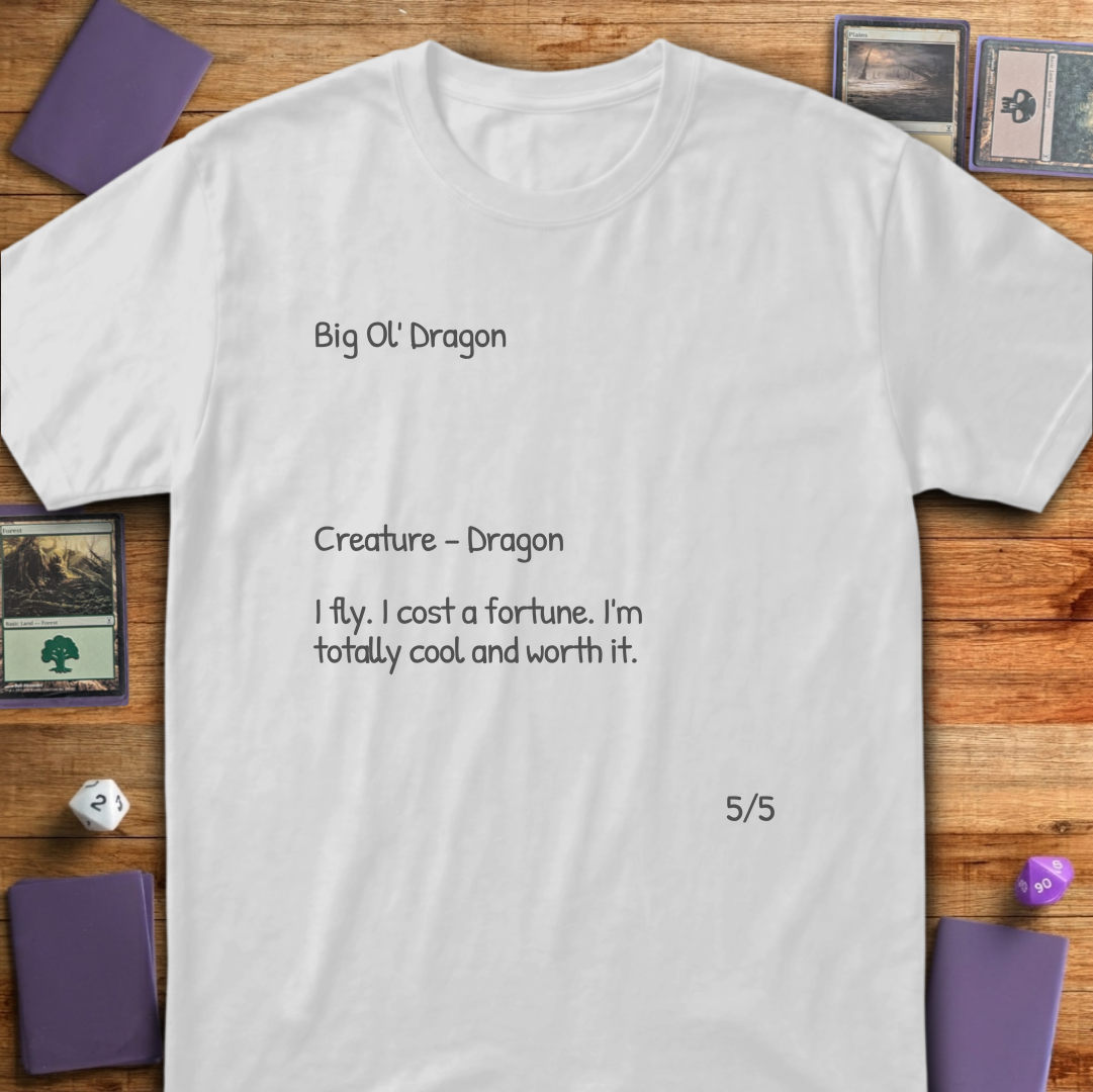 Big Ol' Dragon - White