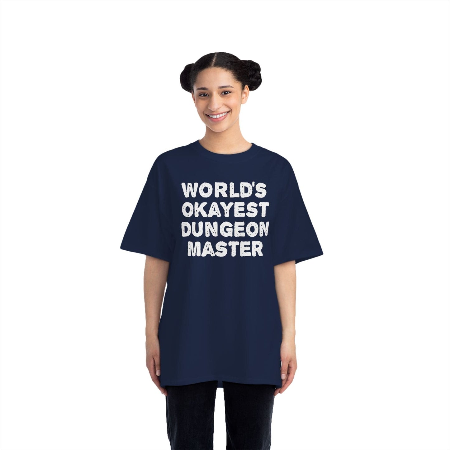 World's Okayest Dungeon Master - Hanes Beefy Tee