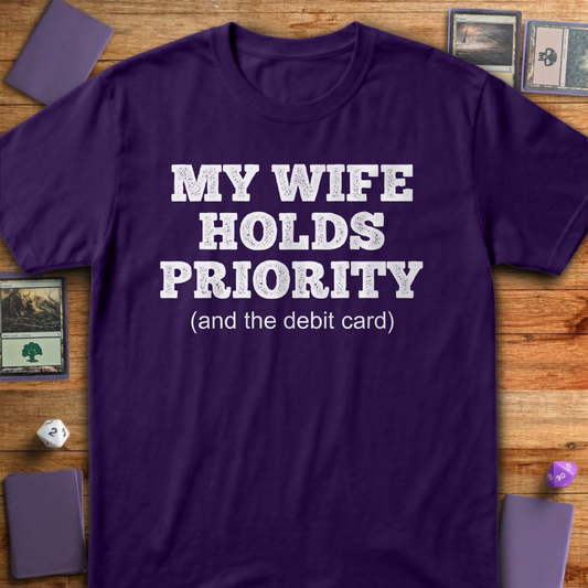 My Wife Holds Priority - Purple