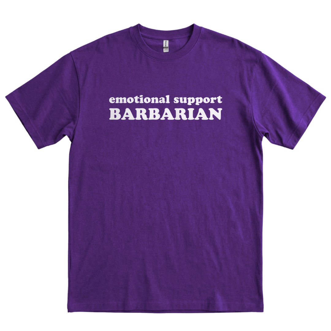 Emotional Support Barbarian - Purple