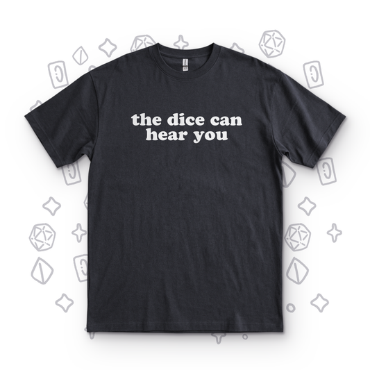 The Dice Can Hear You - Black