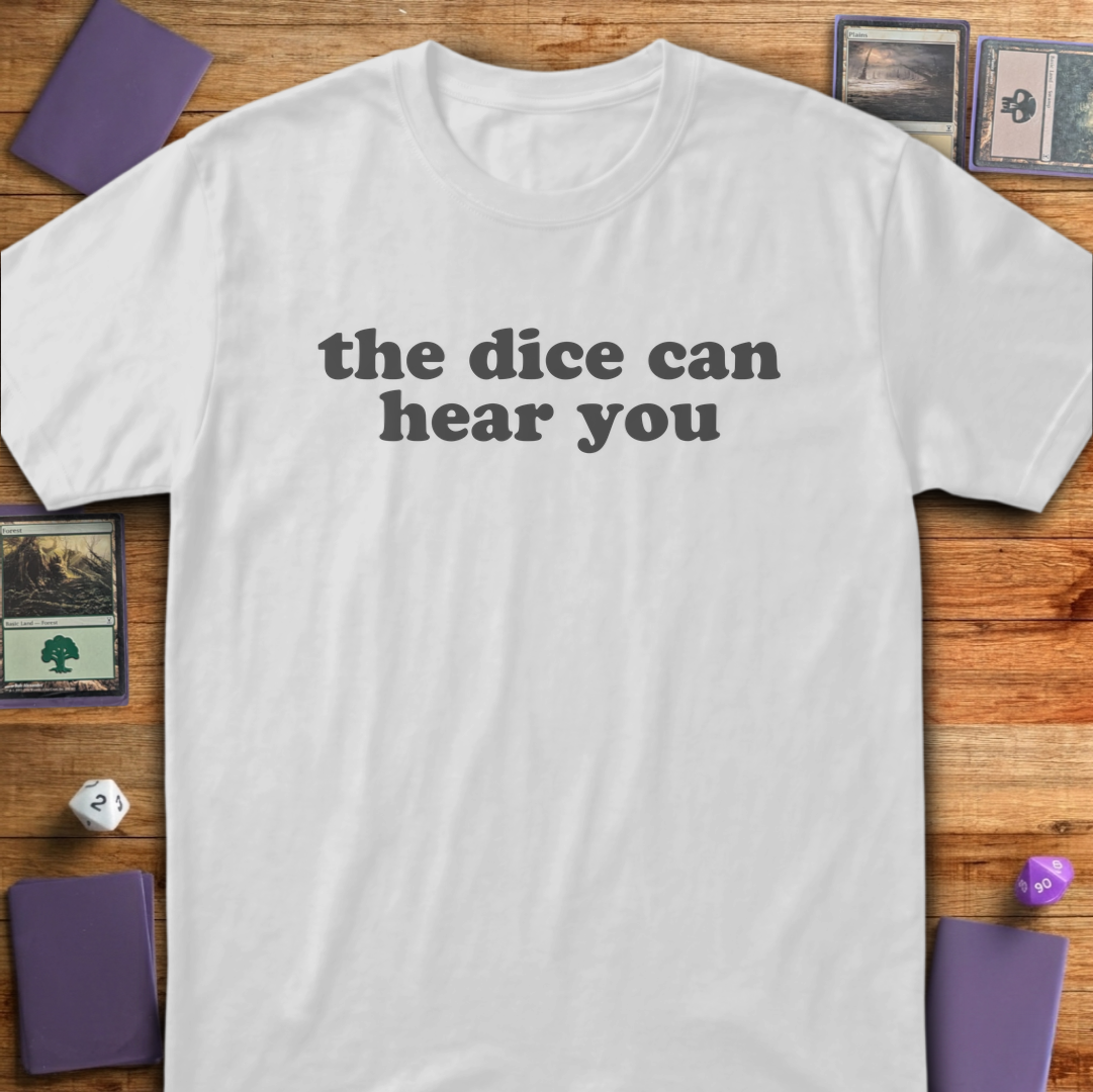 The Dice Can Hear You - White