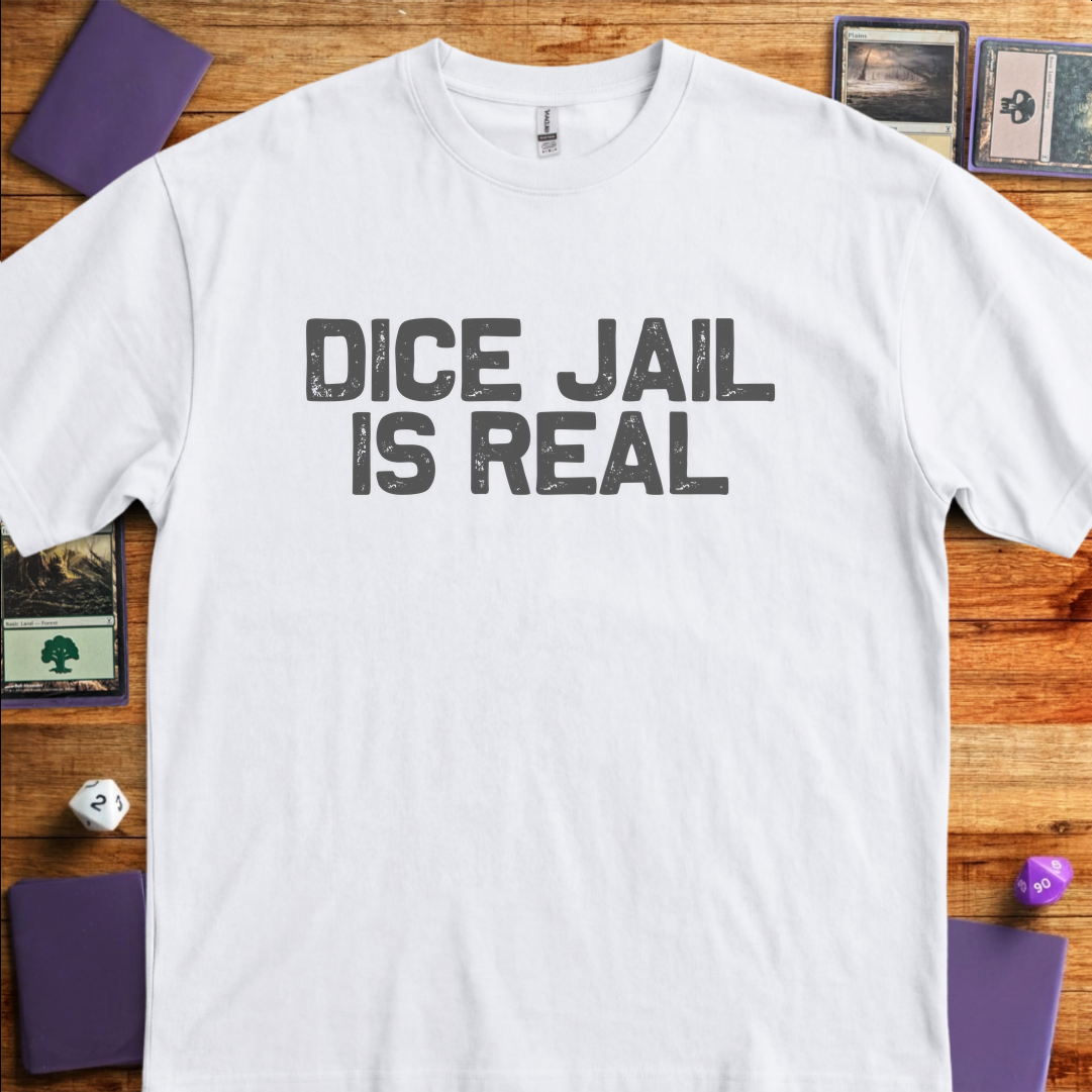 Dice Jail Is Real - White