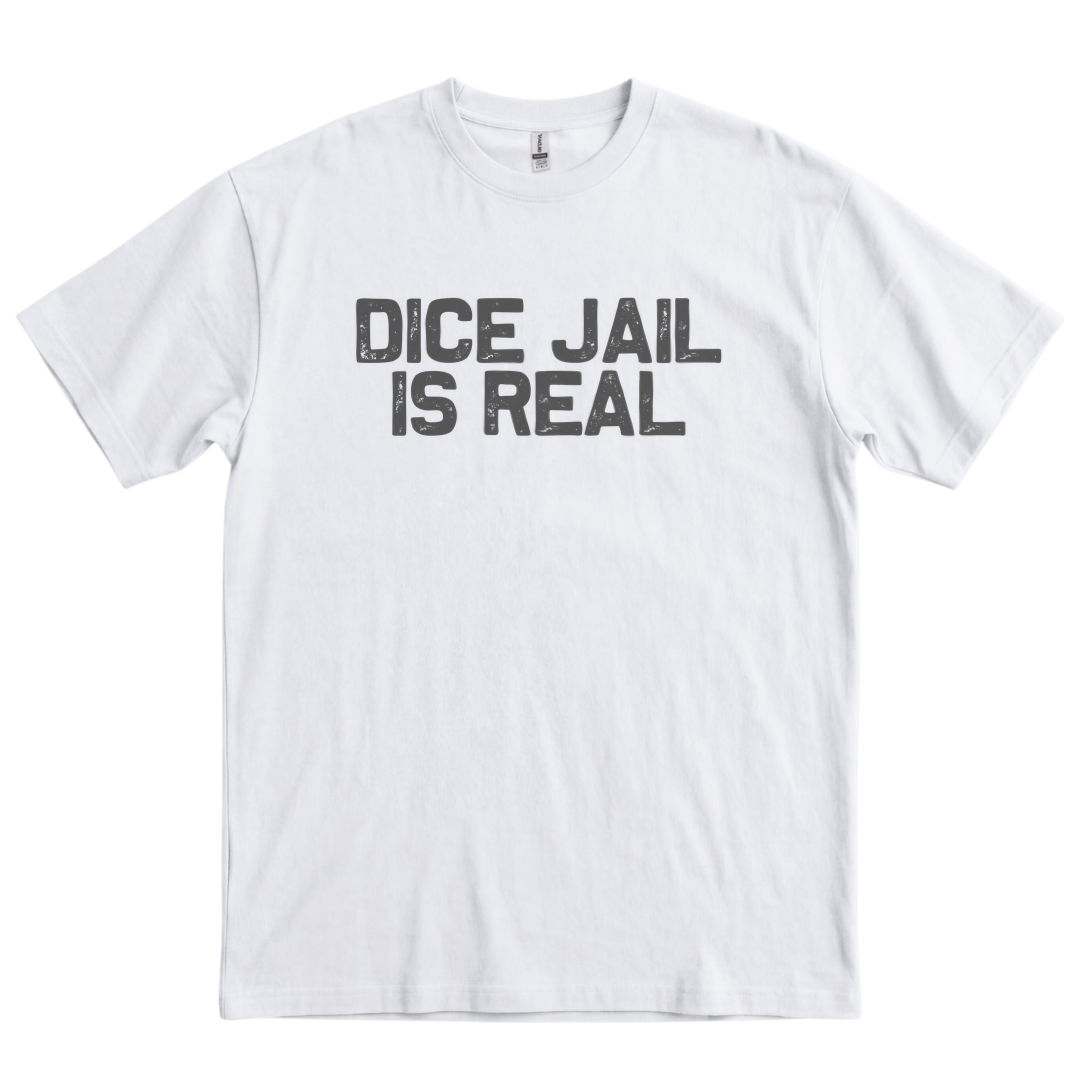 Dice Jail Is Real - White