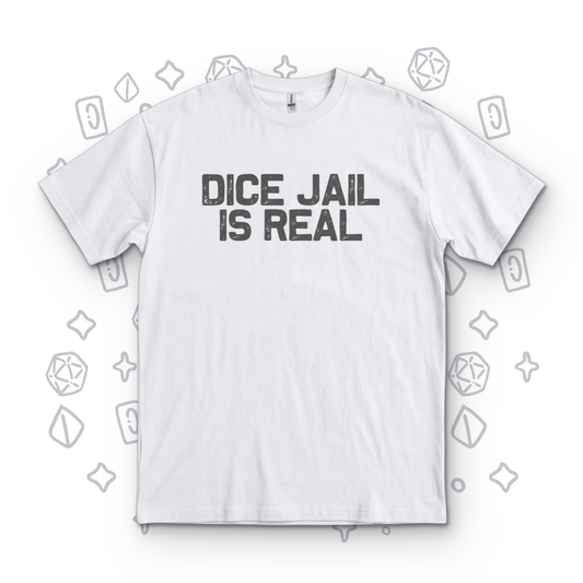 Dice Jail Is Real - White
